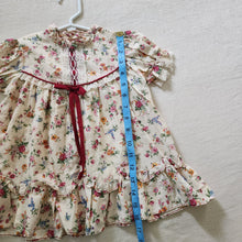 Load image into Gallery viewer, Vintage Floral High Neck Dress 2t/3t
