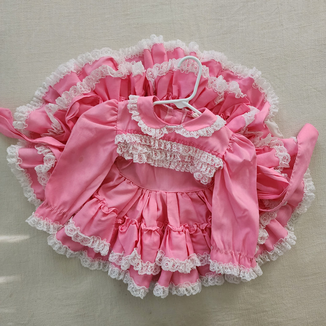Vintage Miss Quality Full Circle Pink Dress 18-24 months/2t