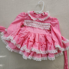Load image into Gallery viewer, Vintage Miss Quality Full Circle Pink Dress 18-24 months/2t
