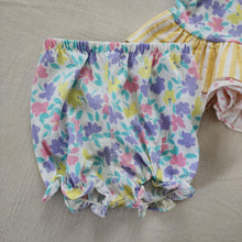 Load image into Gallery viewer, Vintage Floral 2-Piece Shirt/Bloomers Set 12 months
