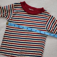 Load image into Gallery viewer, Vintage 70s Striped Long Sleeve Shirt 18 months
