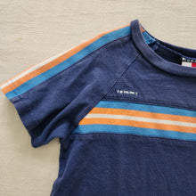 Load image into Gallery viewer, Vintage Tommy Hilfiger Navy Stripe Tee 4t
