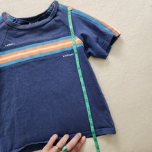 Load image into Gallery viewer, Vintage Tommy Hilfiger Navy Stripe Tee 4t
