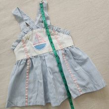 Load image into Gallery viewer, Vintage Girly Sailboat Dress 6-9 months
