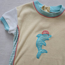 Load image into Gallery viewer, Vintage Dolphin Pastel Romper
