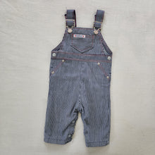 Load image into Gallery viewer, Vintage Healthtex Engineer Striped Overalls 9 months
