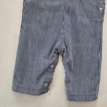 Load image into Gallery viewer, Vintage Healthtex Engineer Striped Overalls 9 months
