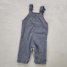 Load image into Gallery viewer, Vintage Healthtex Engineer Striped Overalls 9 months
