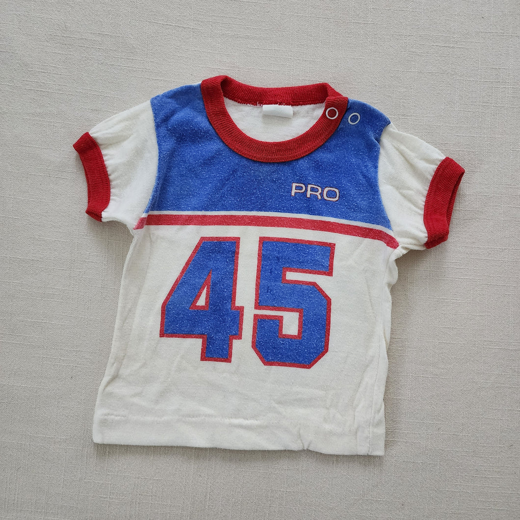 Vintage Pro #45 Sporty Tee 12-18 months