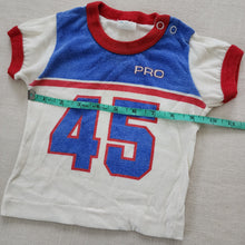 Load image into Gallery viewer, Vintage Pro #45 Sporty Tee 12-18 months
