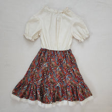 Load image into Gallery viewer, Vintage Paisley Floral Dress kids 8
