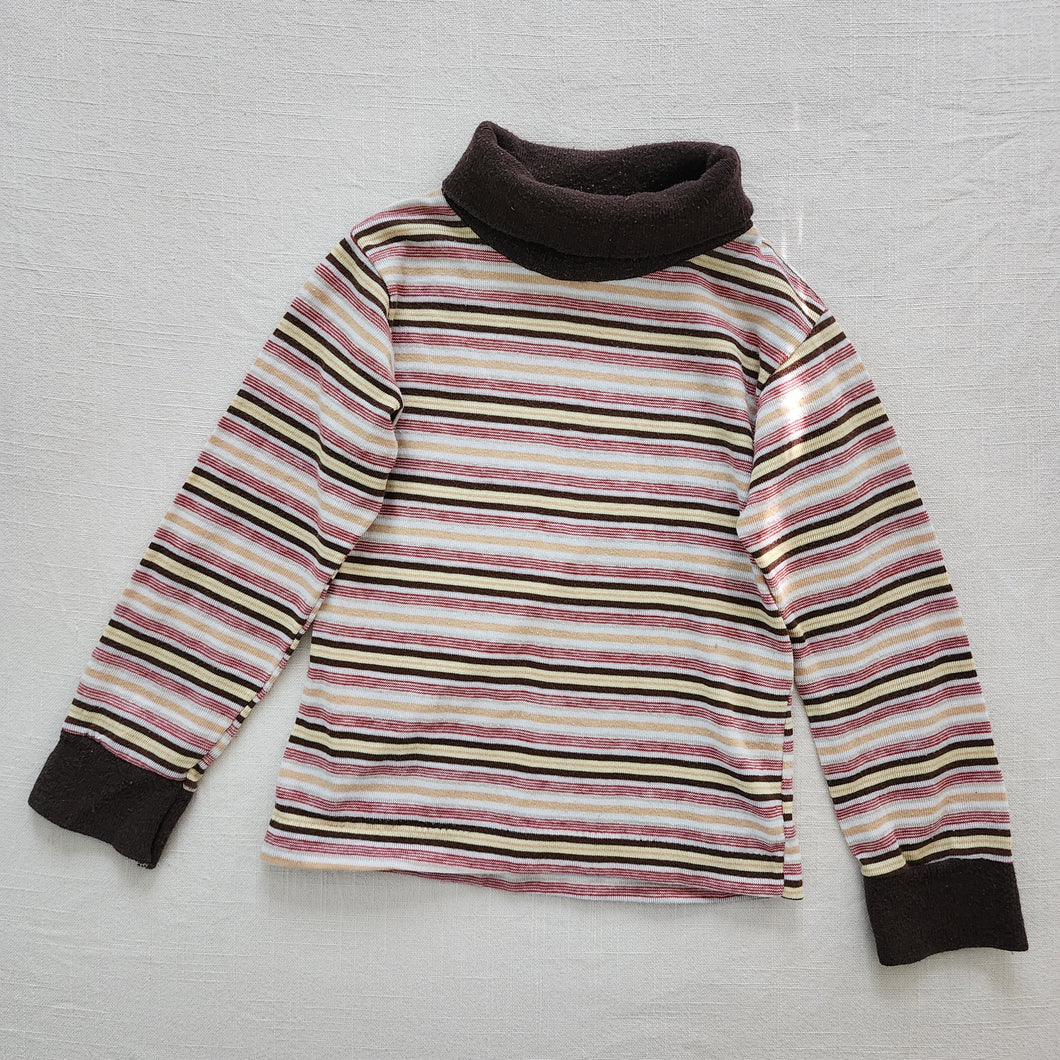 Vintage Neutral Striped Long Sleeve Shirt 3t/4t