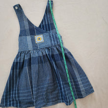 Load image into Gallery viewer, Vintage Levi&#39;s Sunflower Cross Front Plaid Dress kids 6

