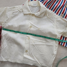 Load image into Gallery viewer, Vintage 60s Sears Striped Jacket &amp; Shirt Set 2t/3t
