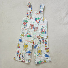 Load image into Gallery viewer, Vintage Patriotic Overalls 12-18 months
