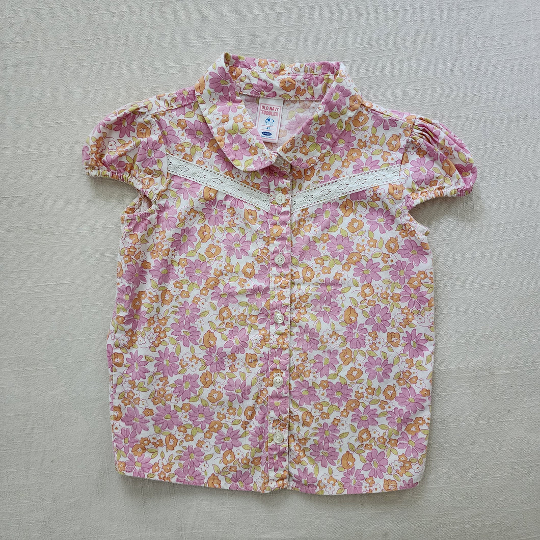 Vintage Small Floral Shirt 4t