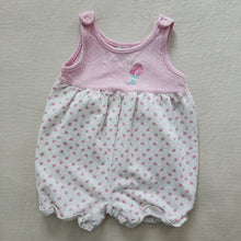 Load image into Gallery viewer, Vintage Rose Heart Bubble Romper 18-24 months
