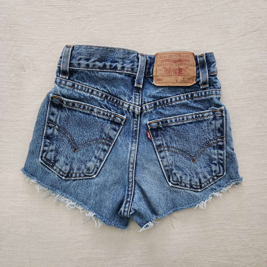 Vintage Levi's 550 Fit Cutoff Jean Shorts kids 9 SLIM