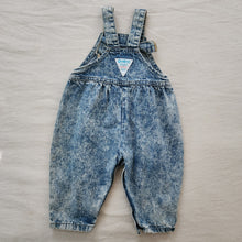 Load image into Gallery viewer, Vintage Oshkosh Acid Wash Bubble Overalls 6-9 months
