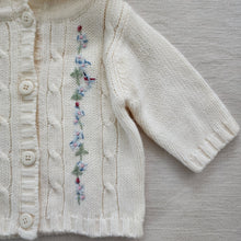 Load image into Gallery viewer, Vintage Gymboree Floral Embroidered Knit Sweater 3-9 months
