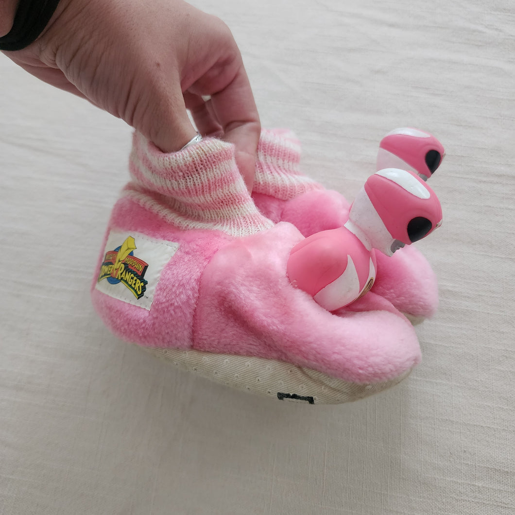 Vintage Pink Power Ranger Slippers *flaw