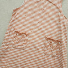 Load image into Gallery viewer, Vintage Oshkosh Peach Gingham Dress kids 6
