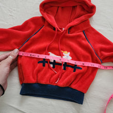 Load image into Gallery viewer, Vintage Goat Velour Hoodie 12-18 months

