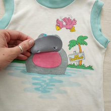Load image into Gallery viewer, Vintage 3D Hippo Tank Top 4t
