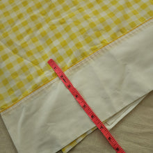 Load image into Gallery viewer, Vintage Yellow Gingham Twin Size Bedding Set
