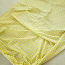Load image into Gallery viewer, Vintage Yellow Gingham Twin Size Bedding Set
