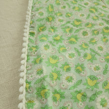 Load image into Gallery viewer, Vintage 60s/70s Floral Baby Blanket

