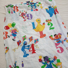 Load image into Gallery viewer, Vintage Sesame Street Twin Fitted + Flat Sheet + Pillowcase Set
