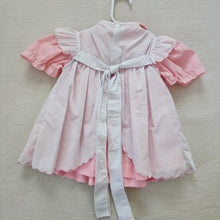 Load image into Gallery viewer, Vintage Smocked Dress/Pinafore Set 18-24 months/2t
