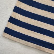 Load image into Gallery viewer, Vintage Navy Neutral Striped Tank Top 4t
