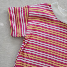 Load image into Gallery viewer, Vintage Girly Striped Tee 3t
