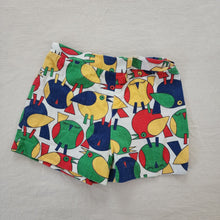 Load image into Gallery viewer, Vintage 70s Bird Pattern Shorts kids 6
