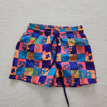 Load image into Gallery viewer, Vintage Neon Pattern Swim Trunks 12 months
