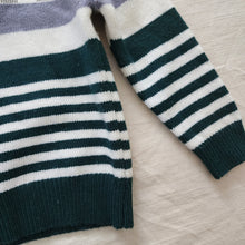 Load image into Gallery viewer, Vintage Striped Knit Crewneck 3t/4t
