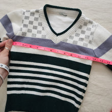 Load image into Gallery viewer, Vintage Striped Knit Crewneck 3t/4t
