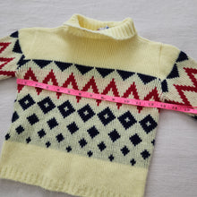 Load image into Gallery viewer, Vintage Pattern Knit Sweater 4t
