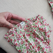 Load image into Gallery viewer, Vintage Berry Floral Dress 12-24 months
