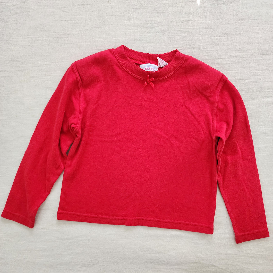 Vintage Red Long Sleeve Shirt kids 7/8