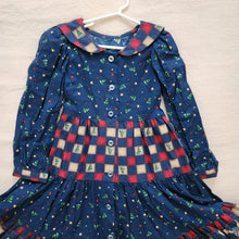 Load image into Gallery viewer, Vintage Snowman Winter Dress kids 10?
