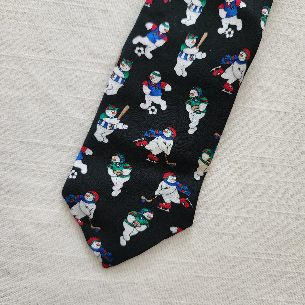 Snowman Sporty Clip-on Tie toddler/kids