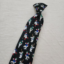 Load image into Gallery viewer, Snowman Sporty Clip-on Tie toddler/kids
