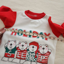 Load image into Gallery viewer, Vintage Holiday Bear Nightgown kids 6
