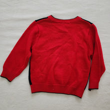 Load image into Gallery viewer, Vintage Reindeer Knit Checkerboard Sweater 4t
