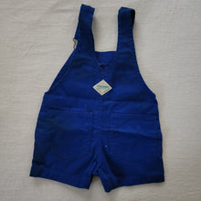 Load image into Gallery viewer, Vintage Cutecumber Blue Shortalls 9-12 months
