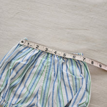 Load image into Gallery viewer, Vintage Blue Striped Bloomers 12-24 months
