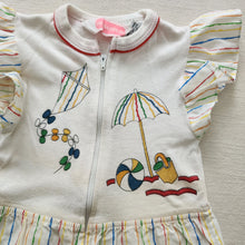 Load image into Gallery viewer, Vintage Girl&#39;s Beachy Romper 18 months
